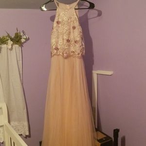 Dusty pink gown